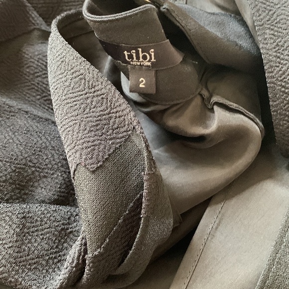 Tibi Black Long Sleeved Printed Romper size 2 - Picture 4 of 9